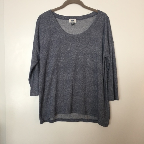 Old Navy Heathered Blue Crewneck Sweatshirt – Size Large - Picture 4 of 5